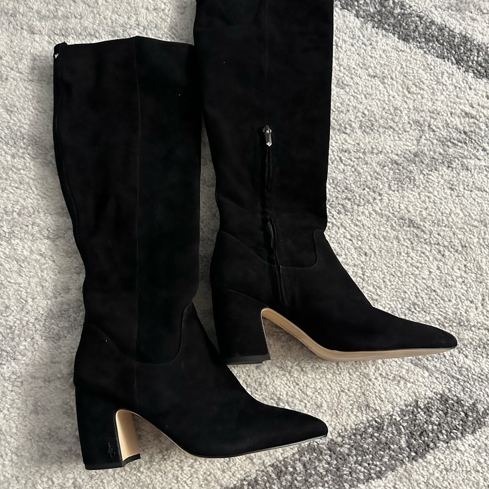 Sam Edelman Black Heeled Boots